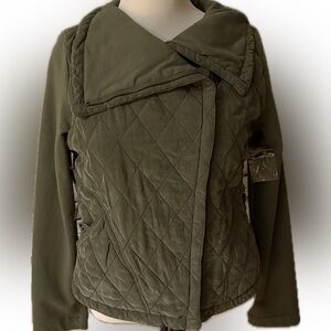 Anthropologie Marrakech Quilted Phoebe Jacket large L new NWT A-Symmetrical